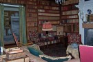de bibliotheek van het kasteel